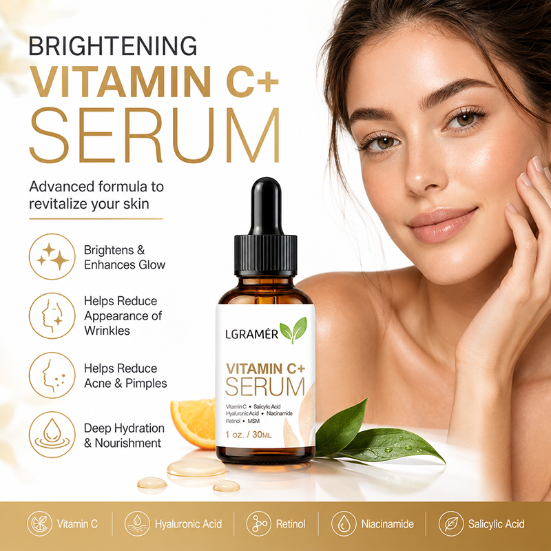 Hyaluronic Acid Serum - Suero Facial con Vitamina C+ y