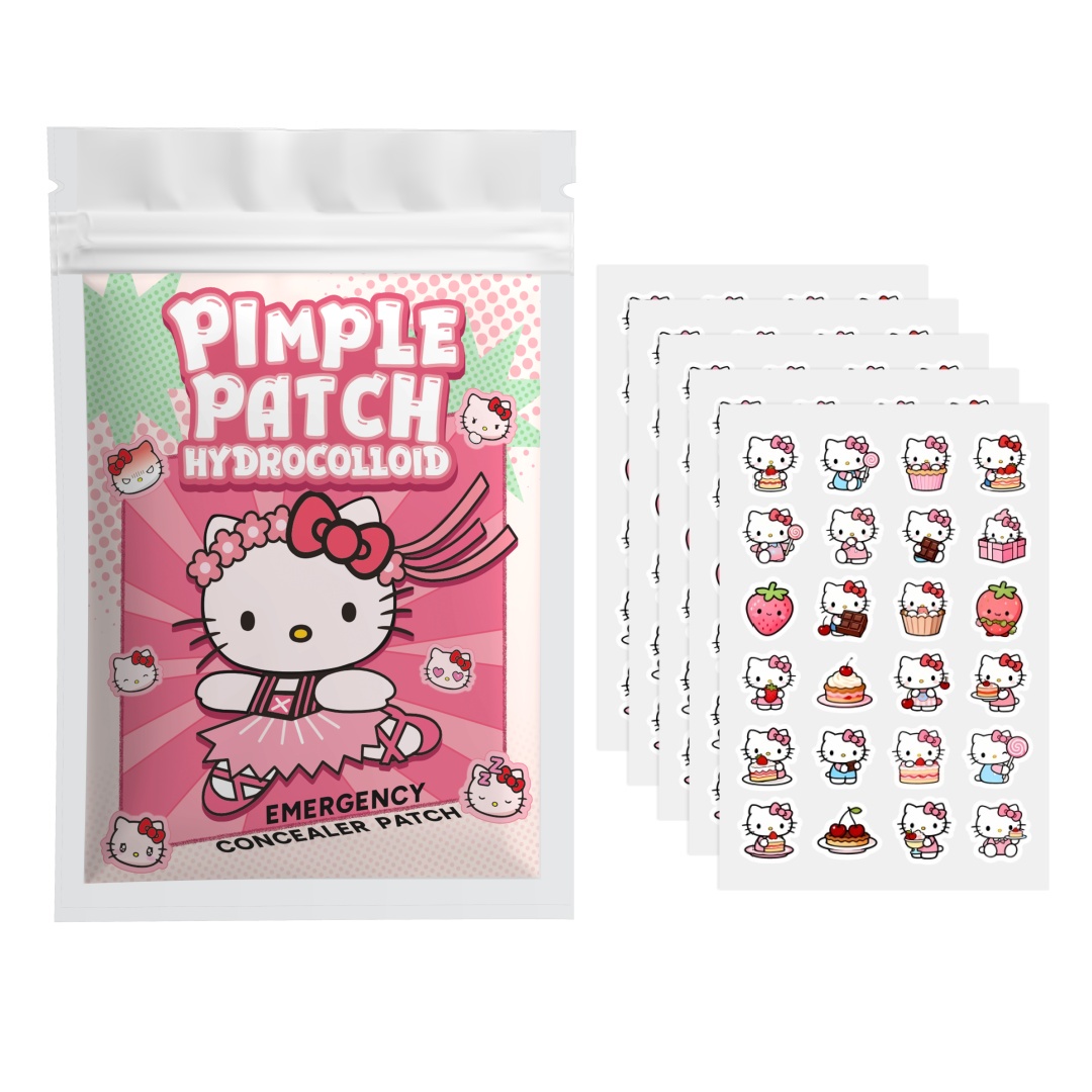 Skincare Acne - 24/48/72/120 unidades de parches Hello Kitty,