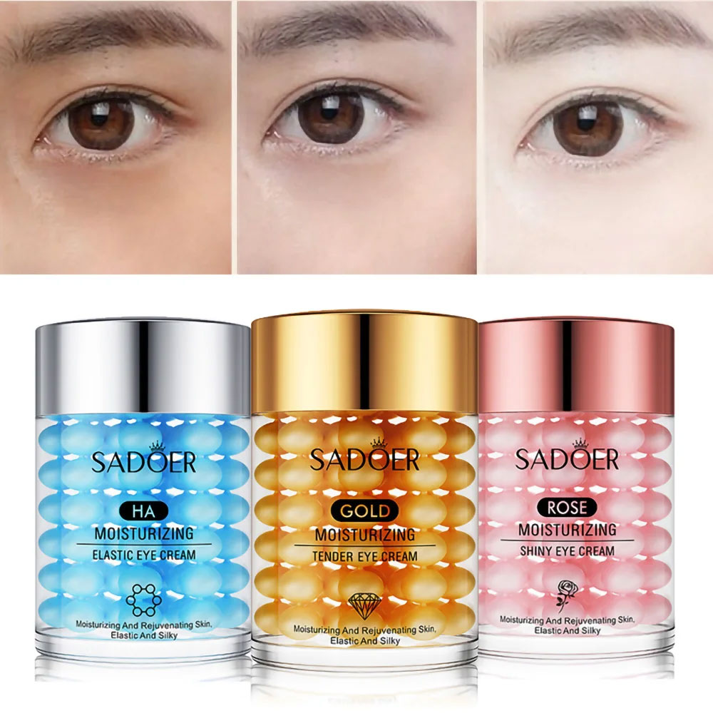 Hyaluronic Acid Serum - Crema hidratante para ojos de oro