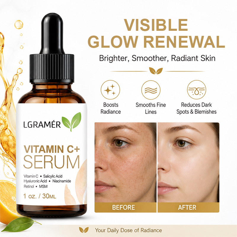 Suero Facial con Vitamina C+ y - Hyaluronic Acid Serum reseña y precio