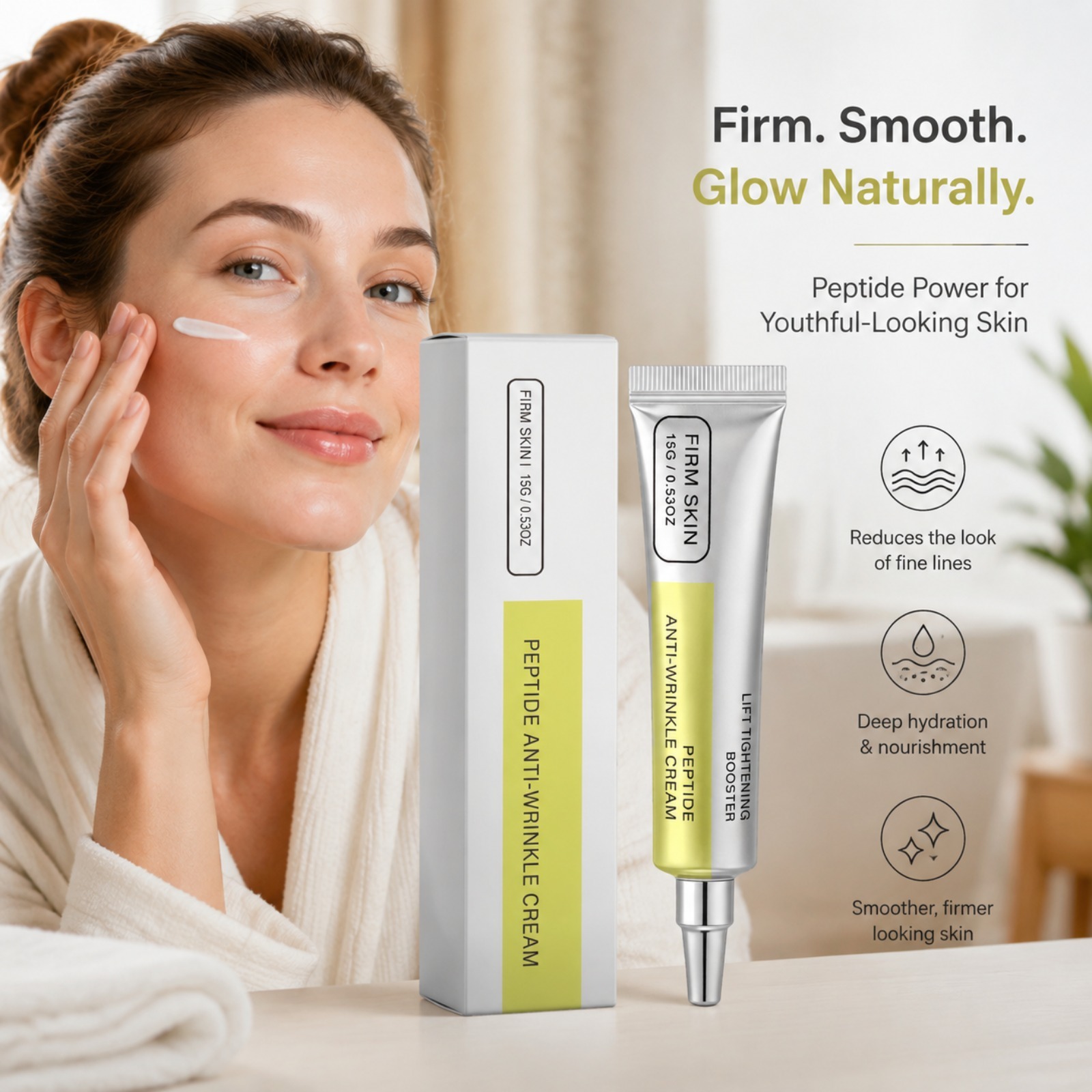 Crema Facial con Retinol y Pép - Peptide Neck Cream reseña y precio