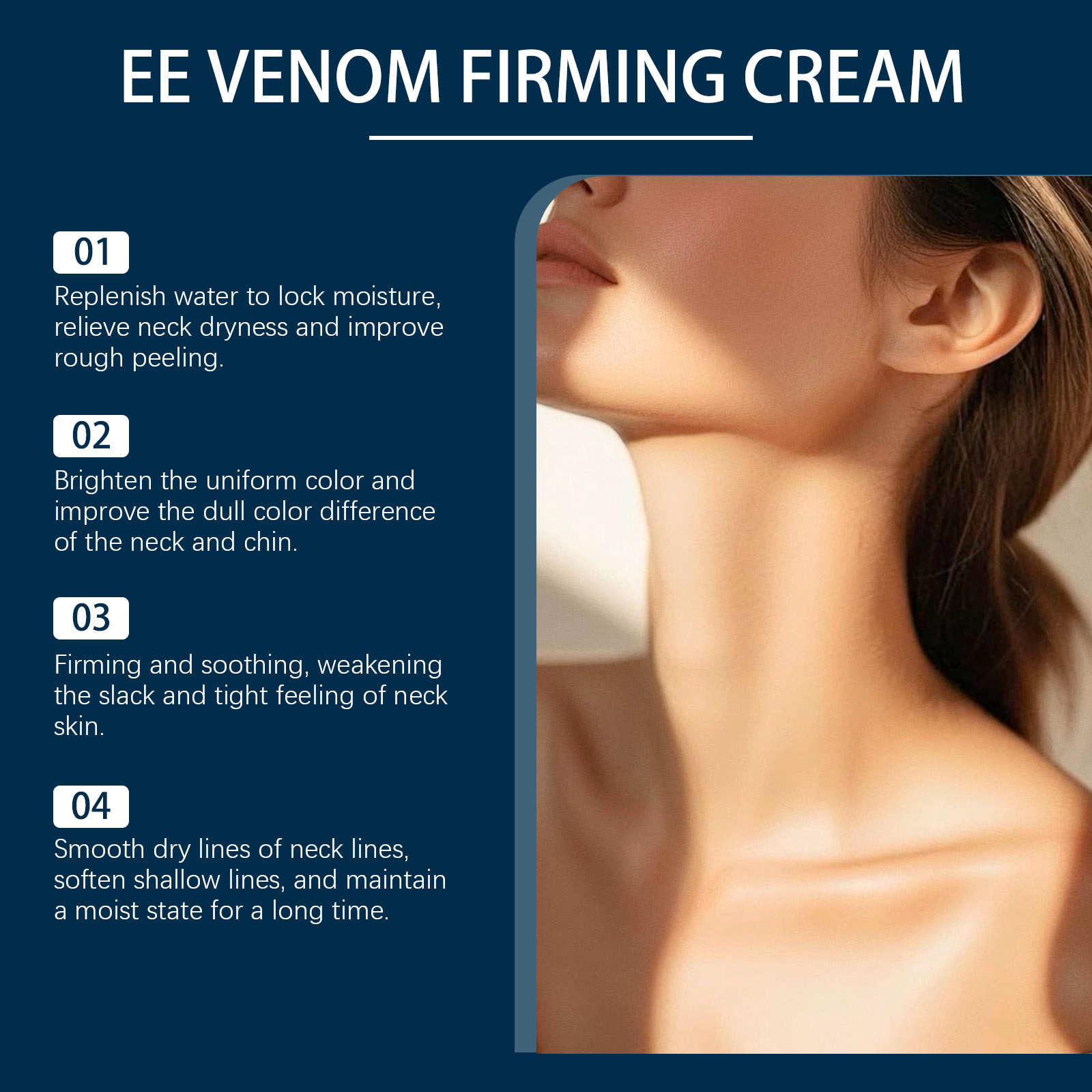 Crema Reafirmante con Veneno d - Peptide Neck Cream reseña y precio