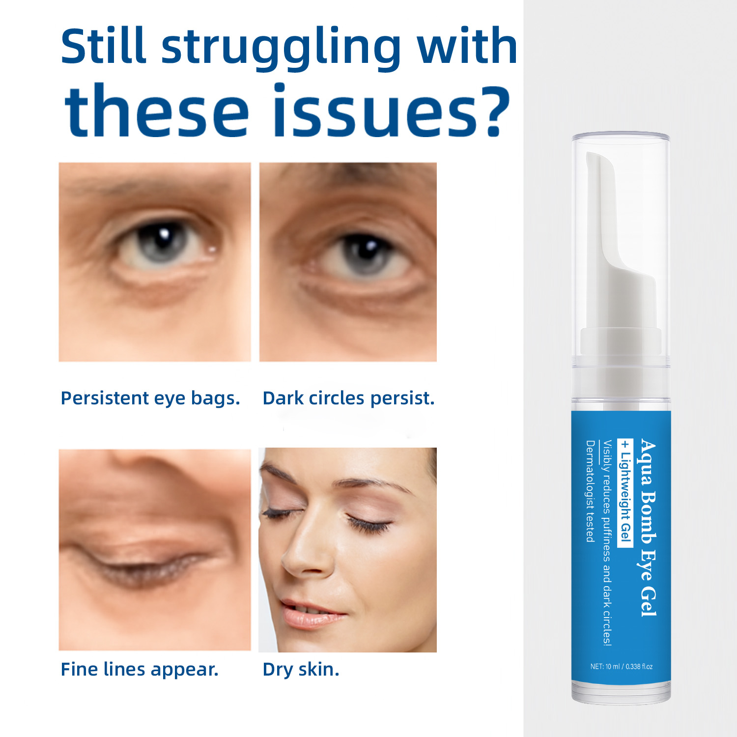 Gel Ocular Refrescante Aqua co - Hyaluronic Acid Serum reseña y precio